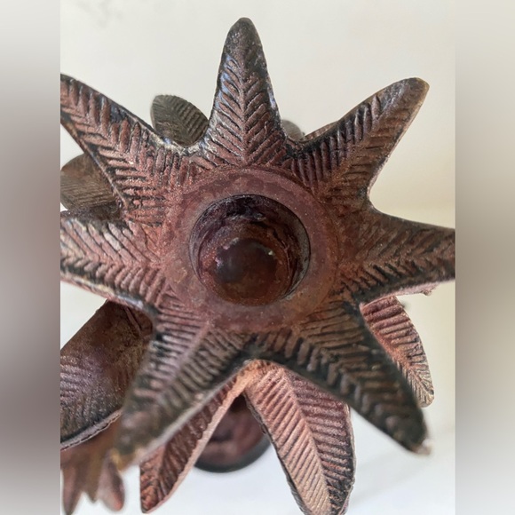 Maitland Smith Style? Monkey Palm Tree Candle Holder Candelabra Brass/Bronze - Picture 8 of 16